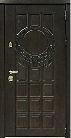 Входная эксклюзивная дверь с МДФ с 2-х сторон S-12